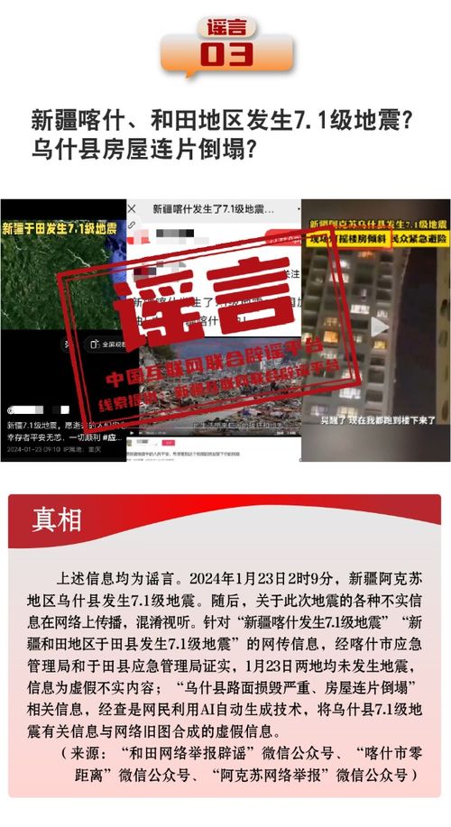 打擊網(wǎng)絡(luò)謠言 共建清朗家園 中國(guó)互聯(lián)網(wǎng)聯(lián)合辟謠平臺(tái)2024年1月辟謠榜